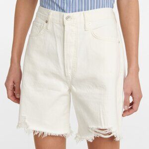 Citizens of Humanity White Jean Shorts NWT